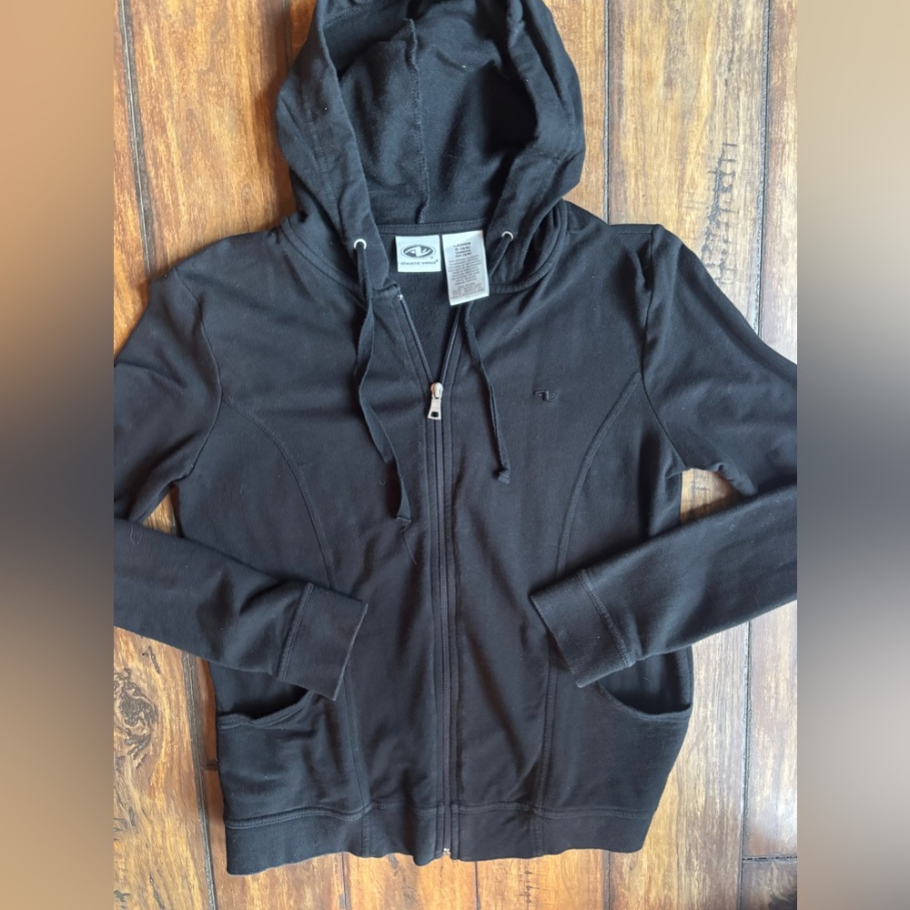 Athletic Works Full Zip  Black Hoodie